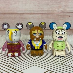Disney Beauty and the Beast Vinylmations Chip Wardrobe and The Beast
